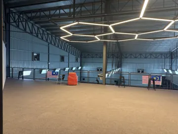 Upstairs space at Apex Pickleball